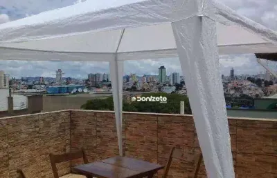 Apartamento com 3 dormitórios à venda, 90 m² por r$ 690.000,00 - vila camilópolis - santo andré/sp