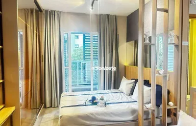Apartamento à venda, 29 m² por r$ 356.999,00 - jardim - santo andré/sp
