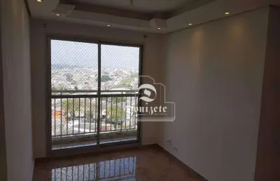 Apartamento com 3 dormitórios à venda, 61 m² por r$ 369.000,00 - vila homero thon - santo andré/sp