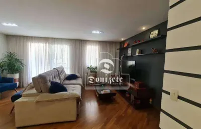 Apartamento com 3 dormitórios para alugar, 118 m² por r$ 7.306,00/mês - centro - santo andré/sp