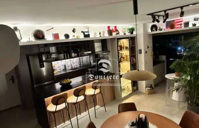 Apartamento com 2 dormitórios, 82 m² - venda por r$ 977.000,00 ou aluguel por r$ 8.357,58/mês - jardim - santo andré/sp
