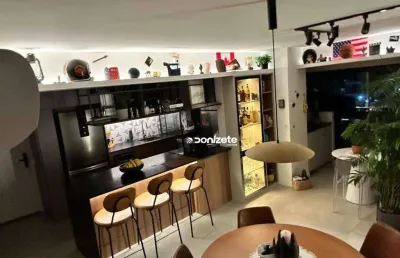 Apartamento com 2 dormitórios, 82 m² - venda por r$ 977.000,00 ou aluguel por r$ 8.357,58/mês - jardim - santo andré/sp