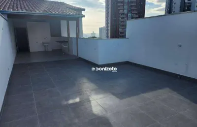 Cobertura à venda, 144 m² por r$ 740.000,00 - vila assunção - santo andré/sp