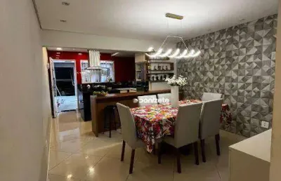 Sobrado com 3 dormitórios à venda, 220 m² por r$ 950.000,01 - vila valparaíso - santo andré/sp