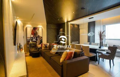Apartamento com 3 dormitórios à venda, 132 m² por r$ 1.400.000,00 - campestre - santo andré/sp