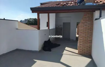 Cobertura com 2 dormitórios à venda, 96 m² por r$ 565.000,00 - vila pires - santo andré/sp