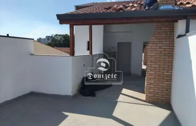 Cobertura com 2 dormitórios à venda, 96 m² por r$ 565.000,00 - vila pires - santo andré/sp