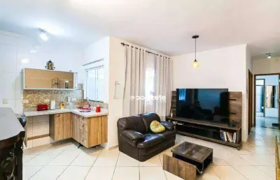 Cobertura com 2 dormitórios à venda, 120 m² por r$ 600.000,00 - campestre - santo andré/sp