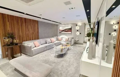 Apartamento com 3 dormitórios à venda, 191 m² por r$ 3.500.000,00 - campestre - santo andré/sp