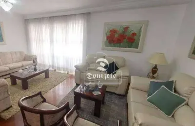 Apartamento com 3 dormitórios à venda, 175 m² por r$ 849.000,00 - vila bastos - santo andré/sp