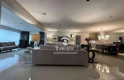 Apartamento com 4 dormitórios para alugar, 236 m² por r$ 16.516,51/mês - jardim bela vista - santo andré/sp