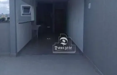 Cobertura com 2 dormitórios à venda, 110 m² por r$ 500.000,00 - parque das nações - santo andré/sp