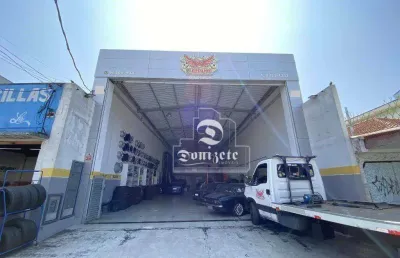 Galpão para alugar, 600 m² por r$ 14.745,18/mês - vila américa - santo andré/sp