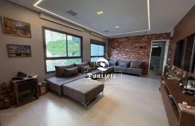 Apartamento com 3 dormitórios à venda, 153 m² por r$ 2.250.000,00 - jardim - santo andré/sp