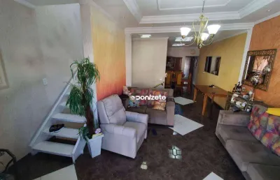 Cobertura com 3 dormitórios à venda, 200 m² por r$ 750.000,00 - vila camilópolis - santo andré/sp