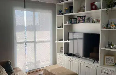 Apartamento com 2 dormitórios para alugar, 53 m² por r$ 2.778,33/mês - vila homero thon - santo andré/sp