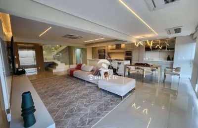 Cobertura com 4 dormitórios, 350 m² - venda por r$ 6.590.000,00 ou aluguel por r$ 33.565,93/mês - jardim - santo andré/sp