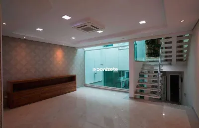 Sobrado com 4 dormitórios à venda, 205 m² por r$ 1.850.000,00 - vila assunção - santo andré/sp