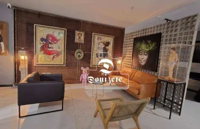 Sala à venda, 75 m² por r$ 850.000,00 - jardim - santo andré/sp