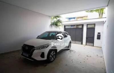 Sobrado com 3 dormitórios à venda, 190 m² por r$ 1.500.000,00 - vila guiomar - santo andré/sp