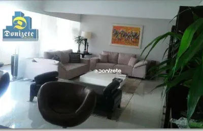 Apartamento com 3 dormitórios, 240 m² - venda por r$ 2.100.000,00 ou aluguel por r$ 9.700,00/mês - jardim - santo andré/sp