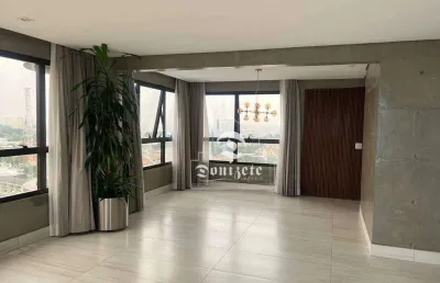 Apartamento com 3 dormitórios à venda, 190 m² por r$ 3.200.000,00 - jardim - santo andré/sp