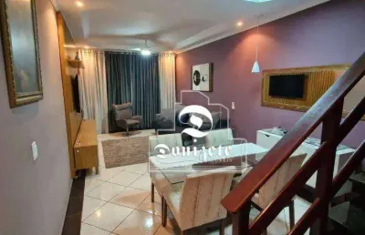 Sobrado com 3 dormitórios à venda, 149 m² por r$ 668.000,00 - vila helena - santo andré/sp