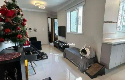 Cobertura com 2 dormitórios à venda, 70 m² por r$ 470.000,00 - campestre - santo andré/sp