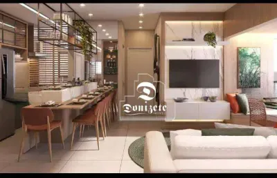 Apartamento com 2 dormitórios à venda, 50 m² por r$ 379.999,99 - centro - santo andré/sp