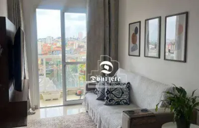 Apartamento com 2 dormitórios à venda, 56 m² por r$ 370.000,00 - parque das nações - santo andré/sp