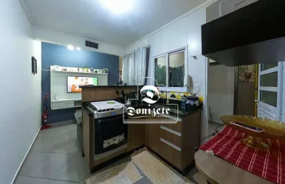 Apartamento com 2 dormitórios à venda, 38 m² por r$ 273.000,00 - vila junqueira - santo andré/sp