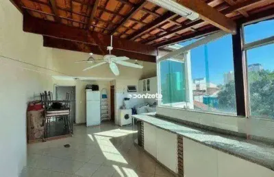 Cobertura com 3 dormitórios à venda, 140 m² por r$ 580.000,00 - vila pires - santo andré/sp