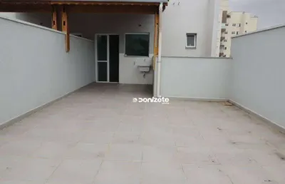 Cobertura com 2 dormitórios à venda, 100 m² por r$ 460.000,00 - vila camilópolis - santo andré/sp