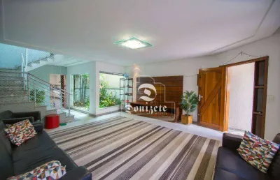 Sobrado com 4 dormitórios, 398 m² - venda por r$ 1.599.999,90 ou aluguel por r$ 8.170,26/mês - vila floresta - santo andré/sp