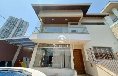 Sobrado com 4 dormitórios, 399 m² - venda por r$ 3.500.000,00 ou aluguel por r$ 10.100,00/mês - campestre - santo andré/sp