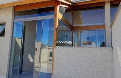 Cobertura com 2 dormitórios à venda, 63 m² por r$ 440.000,00 - jardim progresso - santo andré/sp