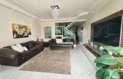 Sobrado com 3 dormitórios à venda, 238 m² por r$ 899.999,90 - parque novo oratório - santo andré/sp