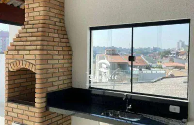 Cobertura com 2 dormitórios à venda, 100 m² por r$ 800.000,00 - parque das nações - santo andré/sp