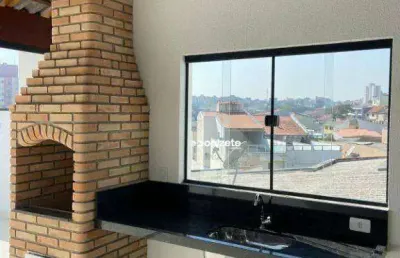 Cobertura com 2 dormitórios à venda, 100 m² por r$ 800.000,00 - parque das nações - santo andré/sp