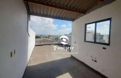 Cobertura com 2 dormitórios à venda, 100 m² por r$ 620.000,00 - utinga - santo andré/sp