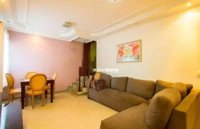 Cobertura com 3 dormitórios à venda, 164 m² por r$ 530.000,00 - vila helena - santo andré/sp