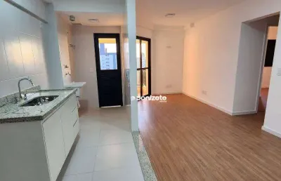 Apartamento com 2 dormitórios para alugar, 57 m² por r$ 3.110,09/mês - vila valparaíso - santo andré/sp