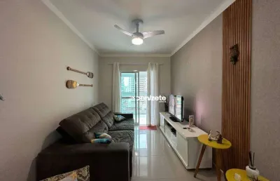 Apartamento com 2 dormitórios à venda, 87 m² por r$ 780.000,00 - caiçara - praia grande/sp