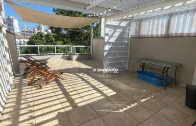Cobertura com 3 dormitórios à venda, 160 m² por r$ 595.000,00 - casa branca - santo andré/sp