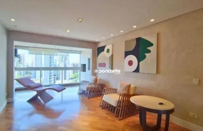 Apartamento com 3 quartos sendo 2 suites e 3 vagas para locação - 122 m² -bairro jardim  - s.andré