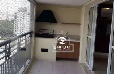 Apartamento com 3 dormitórios para alugar, 135 m² por r$ 16.400,00/mês - jardim - santo andré/sp