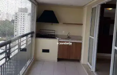Apartamento com 3 dormitórios para alugar, 135 m² por r$ 16.400,00/mês - jardim - santo andré/sp