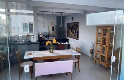 Cobertura com 2 dormitórios para alugar, 98 m² por r$ 3.550,00/mês - vila alice - santo andré/sp