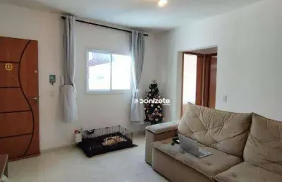 Cobertura com 2 dormitórios à venda, 54 m² por r$ 550.000,00 - vila alzira - santo andré/sp