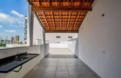 Cobertura com 3 dormitórios à venda, 163 m² por r$ 850.000,00 - campestre - santo andré/sp